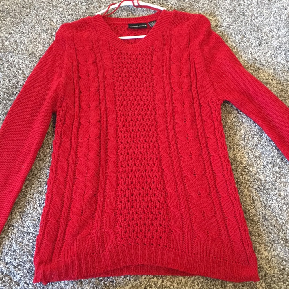 Red sweater
